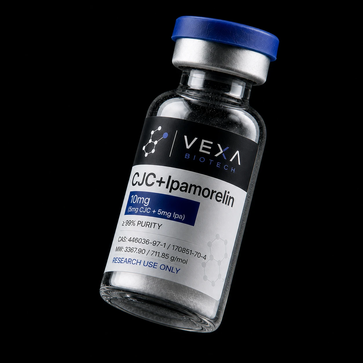 CJC-1295 + Ipamorelin research vial