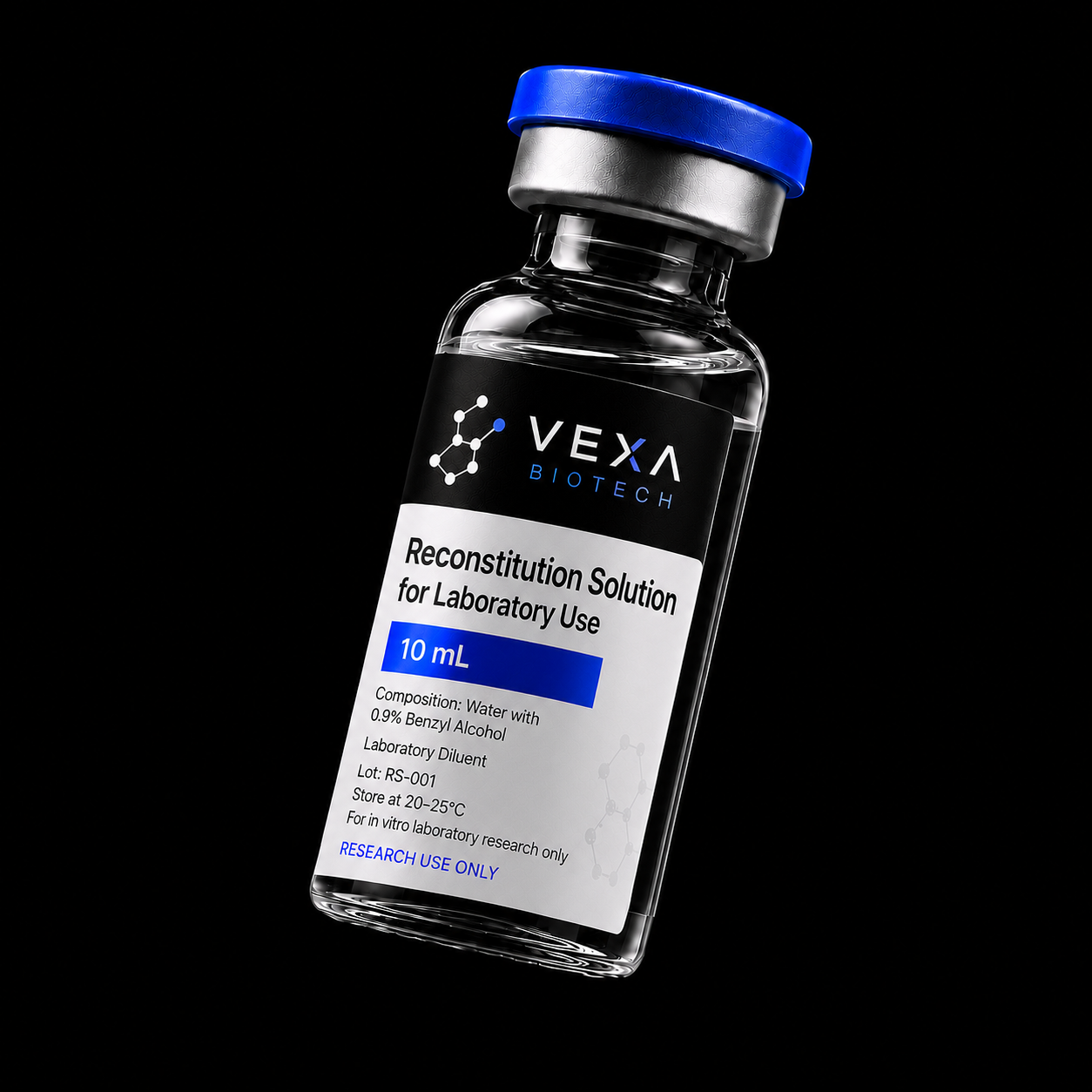 VEXA Biotech Reconstitution Solution for Laboratory Use 10 mL vial